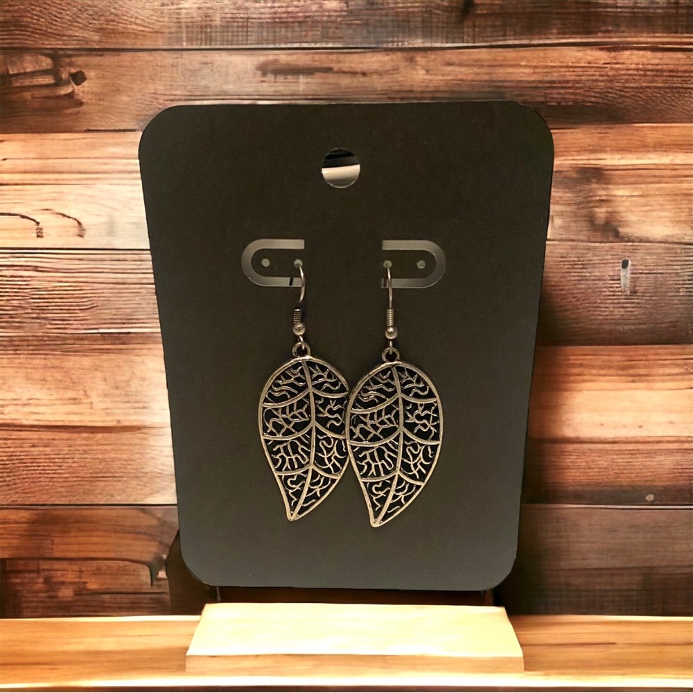 Silver dangle earrings